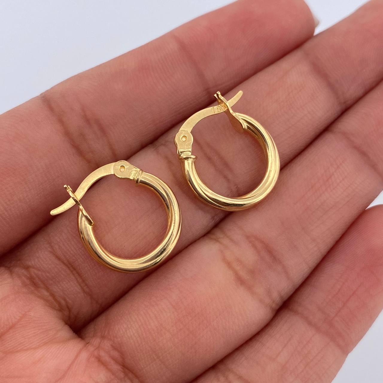 Candongas Lui 1.15gr / 1.6cm / Oro 18K &