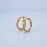 Candongas Lui 1.15gr / 1.6cm / Oro 18K &