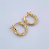 Candongas Lui 1.05gr / 1.5cm / Oro 18K &