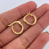 Candongas Lui 1.05gr / 1.5cm / Oro 18K &