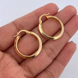 Candongas Clau 2.3gr / 2.5cm / Oro 18K &