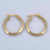 Candongas Clau 1.6gr / 2.4cm / Oro 18K &