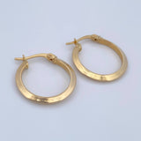 Candongas Clau 1.6gr / 2.4cm / Oro 18K &