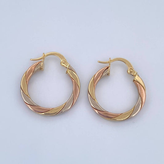 Candongas Ruka 2.3gr / 2.2cm / Oro 18K &