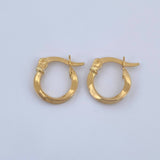 Candongas Kari 0.95gr / 1.4cm / Oro 18K &