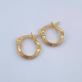 Candongas Kari 0.95gr / 1.4cm / Oro 18K &