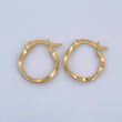 Candongas Kari 1.2gr / 1.8cm / Oro 18K &
