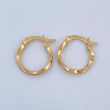 Candongas Kari 1.65gr / 2cm / Oro Amarillo 18K &
