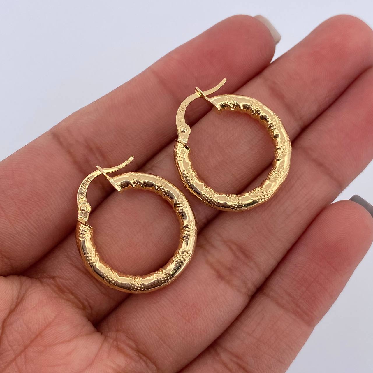 Candongas Rox 2.45gr / 2.3cm / Oro 18K &