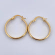 Candongas Kuki 1.7gr / 2.4cm / Oro 18K &