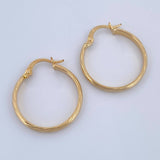 Candongas Kuki 1.7gr / 2.4cm / Oro 18K &