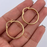 Candongas Kuki 1.7gr / 2.4cm / Oro 18K &