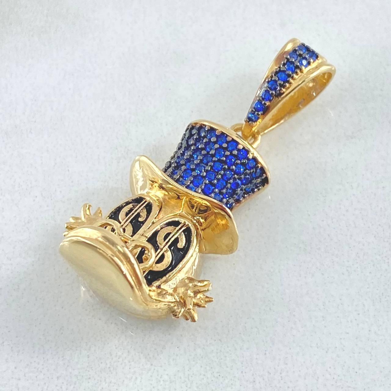 Dije Cara Pato Dinero 6.3gr / 3.2cm / Oro 18K ©