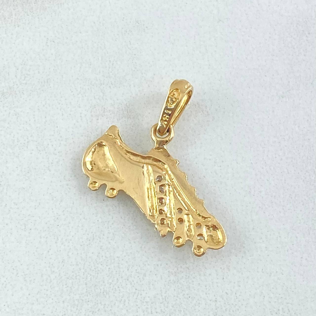 Dije Zapato Guayo 1.5gr / 1.8cm / Oro 18K ©