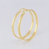 Candongas Tribal 6.8g / 6cm Oro Amarillo 18K