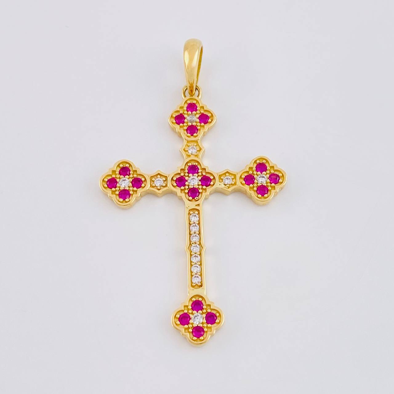 Dije Cruz Florenciana 5.7g / 5cm Oro Amarillo 18K