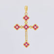 Dije Cruz Florenciana 5.7g / 5cm Oro Amarillo 18K