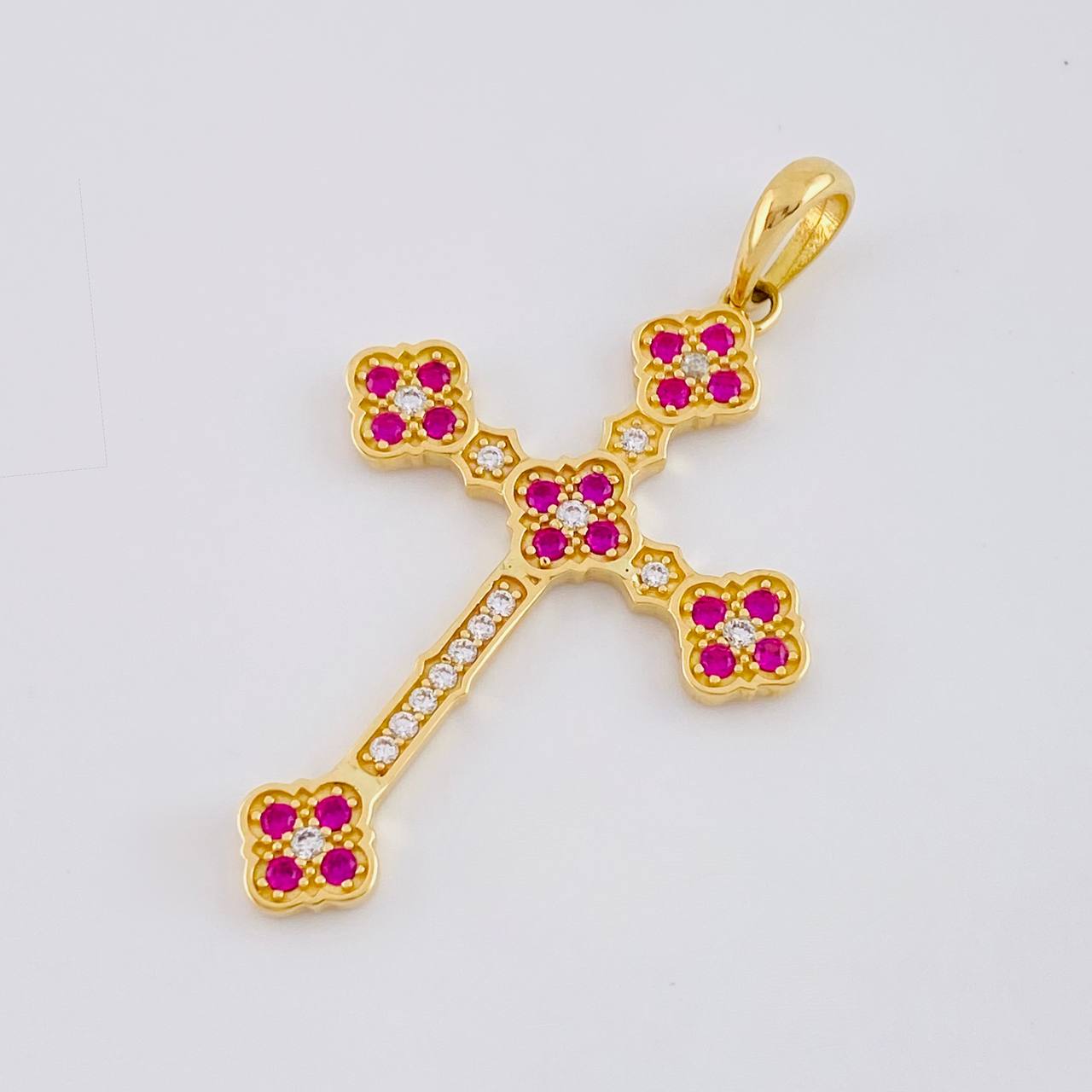 Dije Cruz Florenciana 5.7g / 5cm Oro Amarillo 18K
