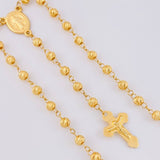Rosario Virgen Milagrosa 10g / 60cm / 4mm Oro Amarillo 18K