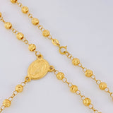 Rosario Virgen Milagrosa 10g / 60cm / 4mm Oro Amarillo 18K