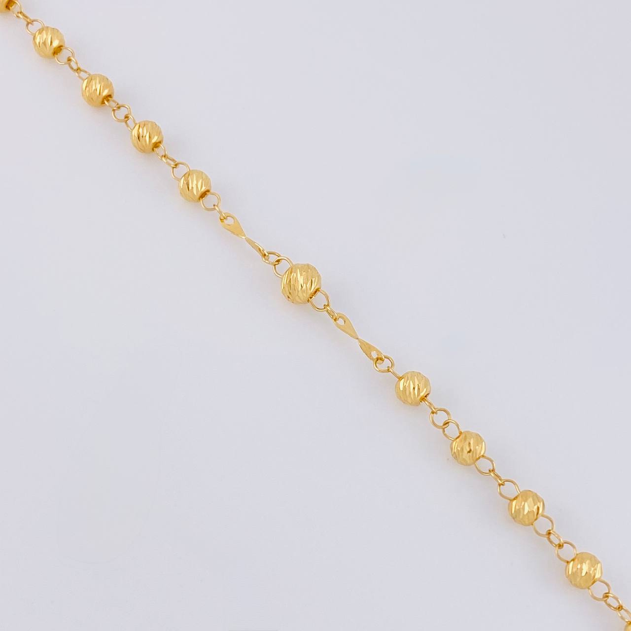 Rosario Virgen Milagrosa 10g / 60cm / 4mm Oro Amarillo 18K