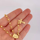 Rosario Virgen Milagrosa 10g / 60cm / 4mm Oro Amarillo 18K