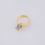 Piercing Aro Dije Mariposa 0.35g / 1.2cm Oro Amarillo 18K