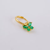 Piercing Aro Dije Mariposa 0.35g / 1.2cm Oro Amarillo 18K