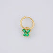 Piercing Aro Dije Mariposa 0.35g / 1.2cm Oro Amarillo 18K