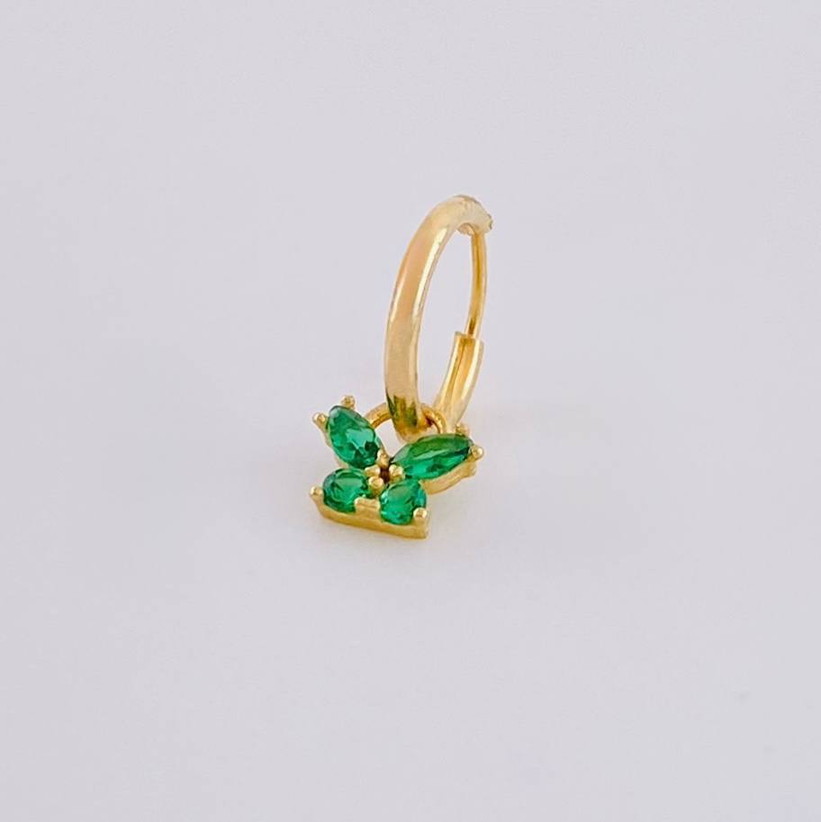 Piercing Aro Dije Mariposa 0.3g / 1.2cm Oro Amarillo 18K