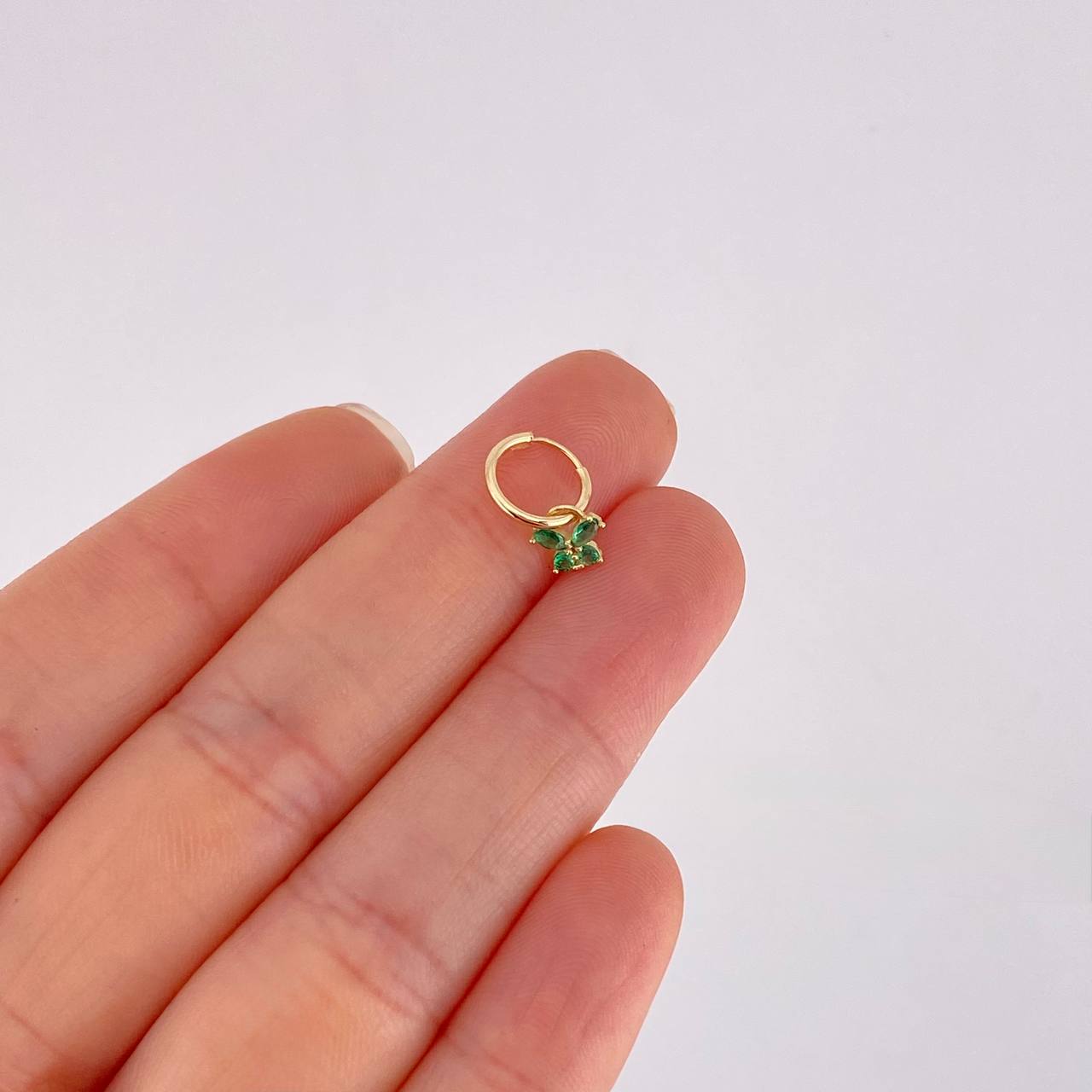 Piercing Aro Dije Mariposa 0.3g / 1.2cm Oro Amarillo 18K