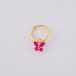 Piercing Aro Dije Mariposa 0.35g / 1.2cm Oro Amarillo 18K