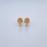 Topos Cruz Silueta 0.7gr / Oro 18K &