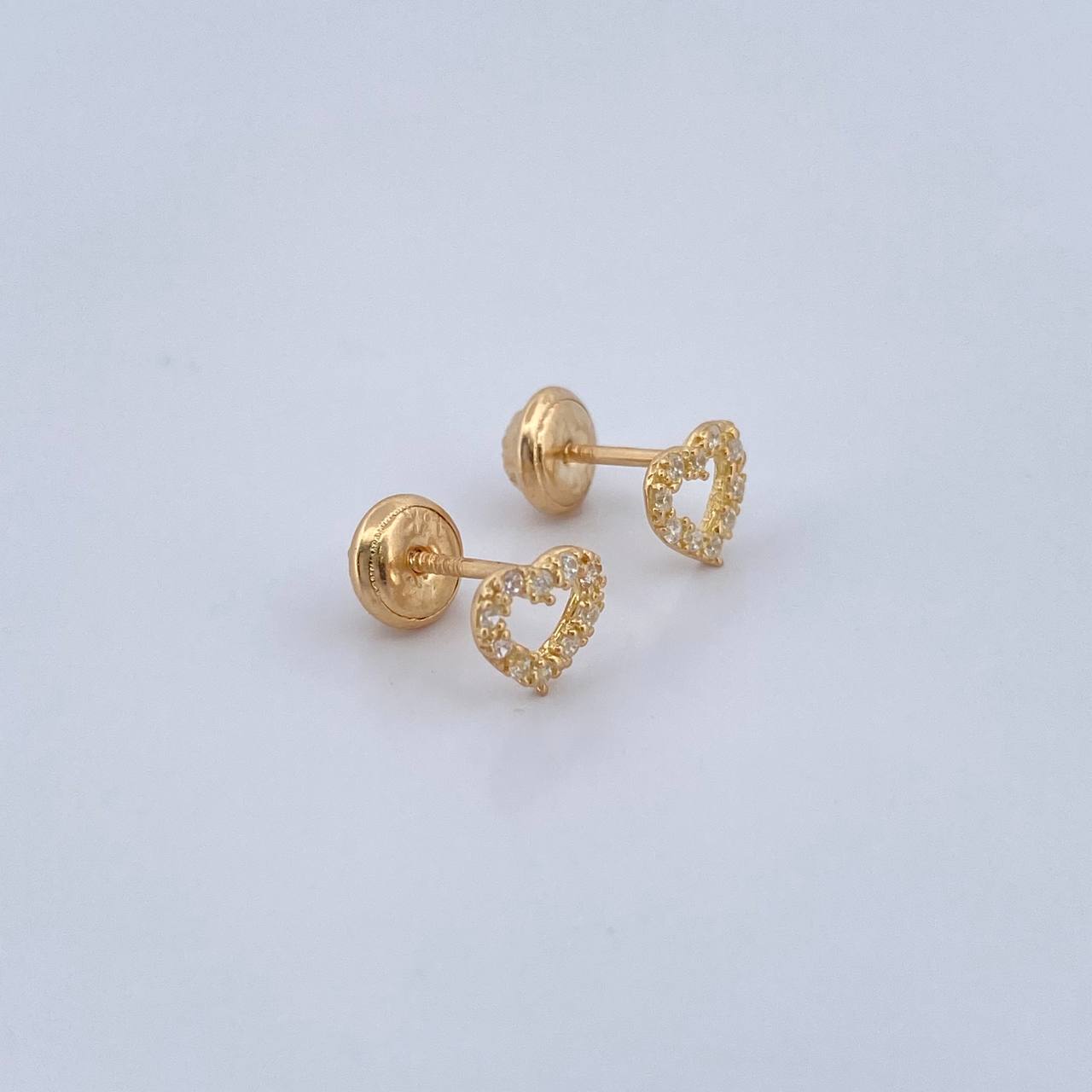Topos Silueta Corazon 0.75gr / Oro 18K &