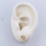 Topos Silueta Corazon 0.75gr / Oro 18K &