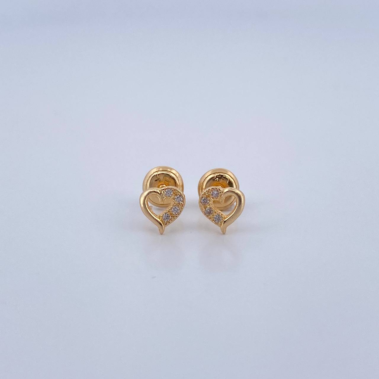 Topos Silueta Corazon  0.85gr / Oro 18K &
