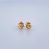 Topos Silueta Corazon  0.85gr / Oro 18K &