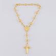 Pulso Denario Virgen Milagrosa 4.65gr / 20.5cm / 4.9mm Oro Amarillo 18K