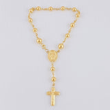 Pulso Denario Virgen Milagrosa 4.5gr / 17.5cm / 4.8mm Oro Amarillo 18K