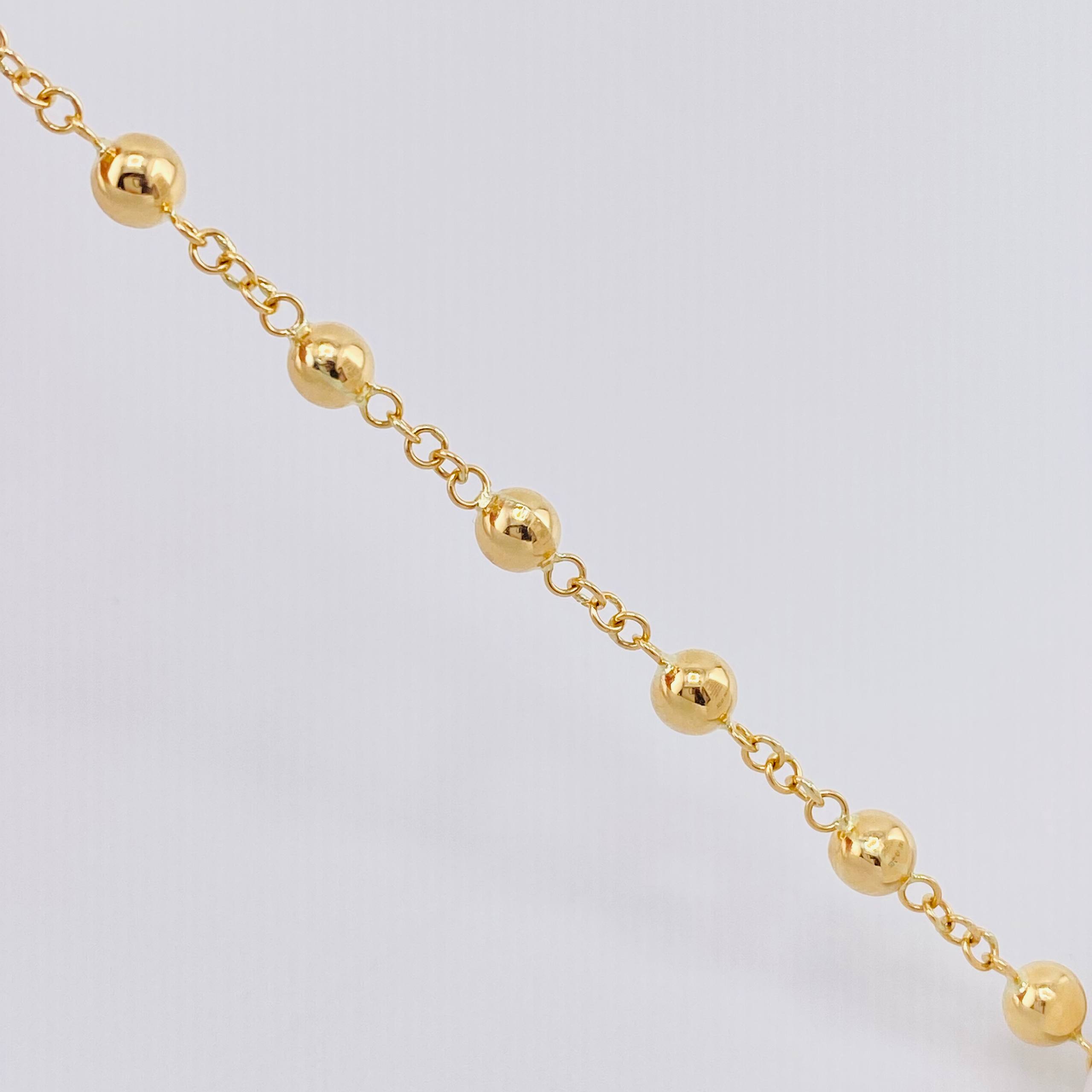 Pulso Denario Virgen Milagrosa 4.55gr / 17cm / 5mm Oro Amarillo 18K
