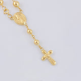 Tobillera Denario Virgen Milagrosa 5.1gr / 22.5cm / 4.65mm Oro Amarillo 18K
