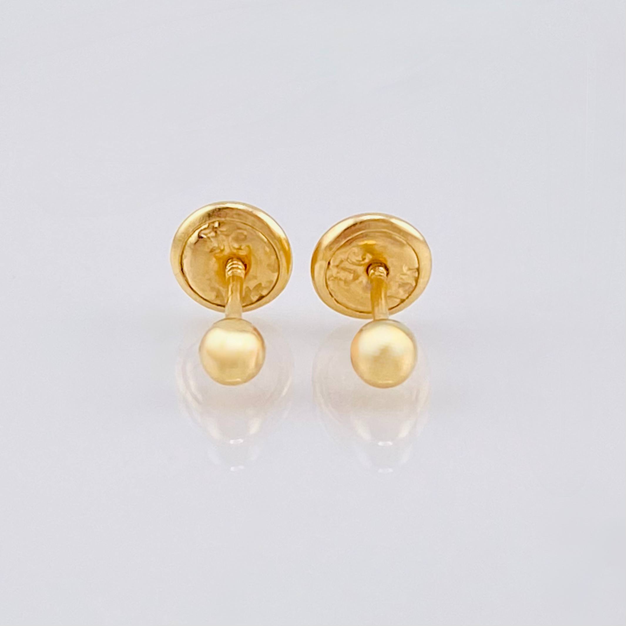 Topos Bola Lisa 0.6 g / 3 mm Oro Amarillo 18K
