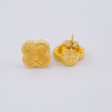 Topos Trebol Dorado 3.25gr / 1cm / Oro Amarillo Nac.Esp. 18K ©
