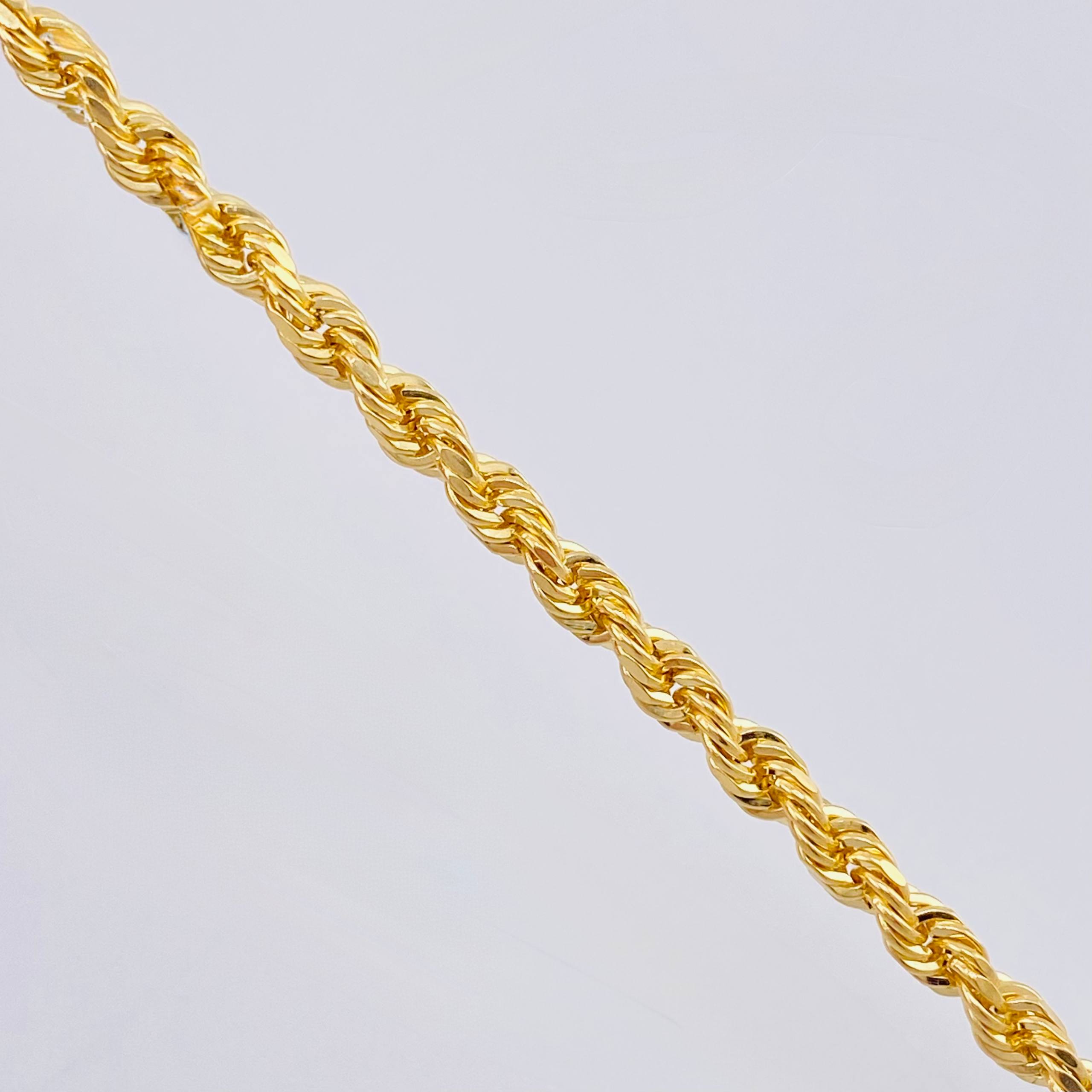 Pulso Lazo 3.35gr / 19cm / 3.3mm Oro Amarillo +3 18K *