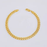 Pulso Cubano 3.9g / 20.5cm / 5mm Oro Amarillo 18K