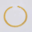 Pulso Cubano 5.25g / 19.2cm / 4.8 mm Oro Amarillo 18K