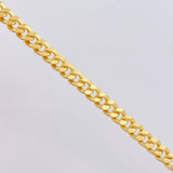 Pulso Cubano 3.9g / 20.5cm / 5mm Oro Amarillo 18K