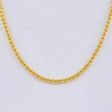 Cadena Ice 12.3g / 60cm / 2.4mm Oro Amarillo 18K