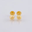Topos Bola Diamantado 0.55gr / 5mm Oro Amarillo 18K