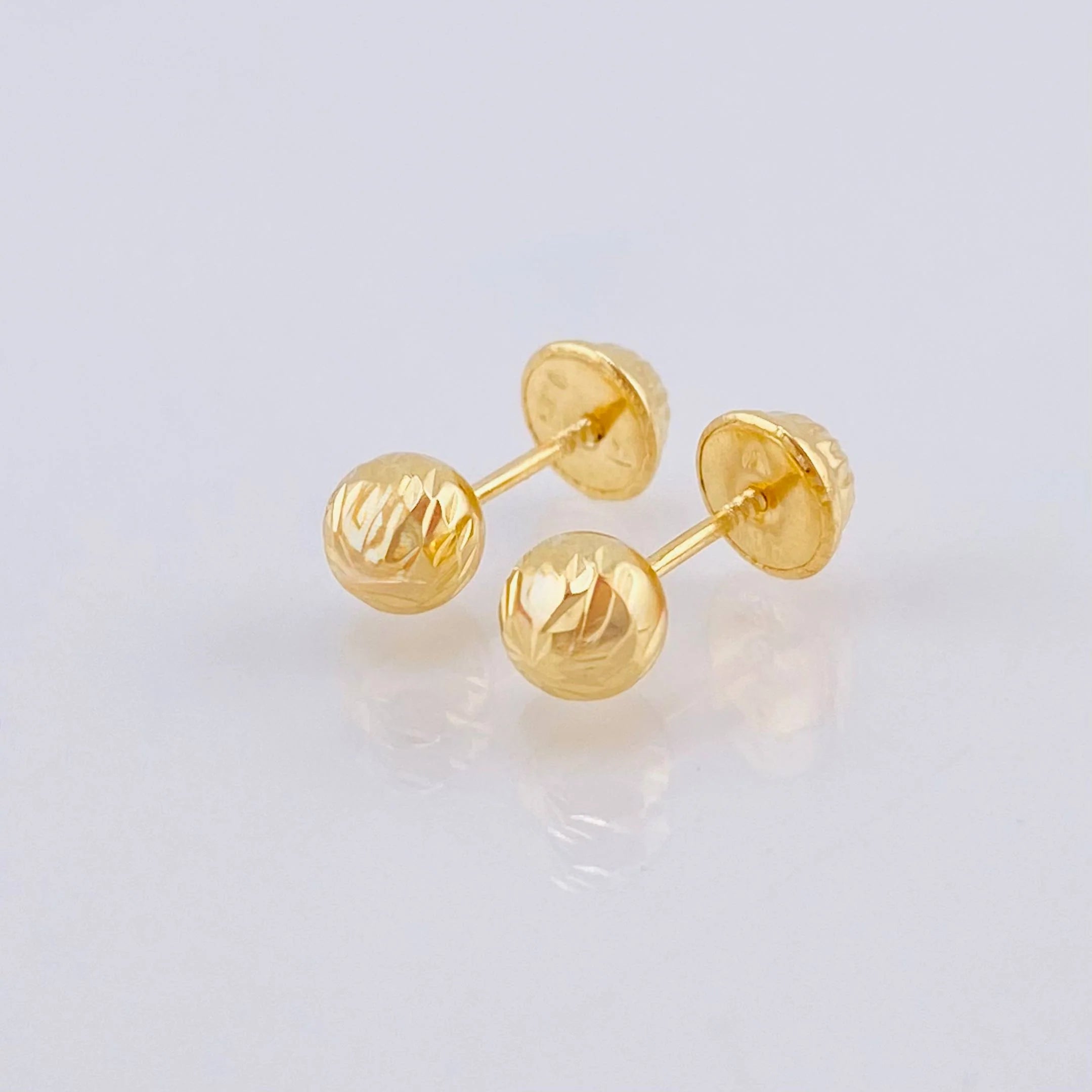 Topos Bola Diamantada 0.7 g / 5 mm Oro Amarillo 18K